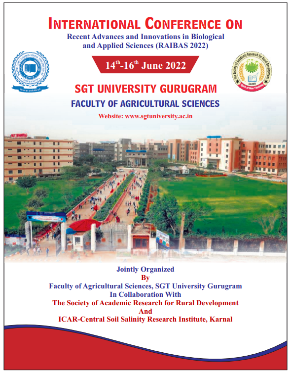 An International Conference on Recent Advances and Innovations in Biological and Applied Sciences (RAIBAS-2022)