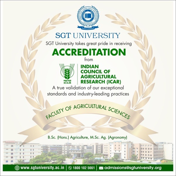 You are currently viewing SGT University’s Journey towards ICAR Accreditation for Agriculture Courses